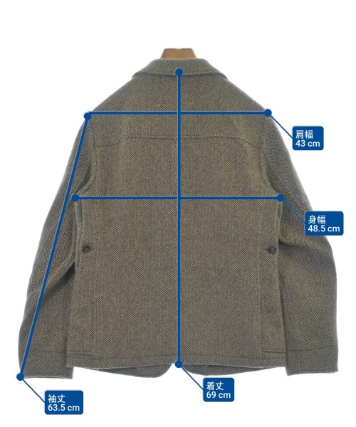 Capalbio（カパルビオ）カジュアルジャケット 茶 サイズ:46(S位) メンズ/2200654609019