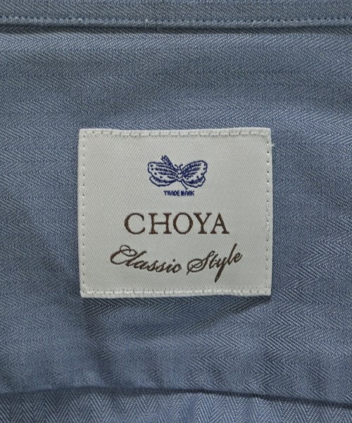 CHOYA（チョーヤ）ドレスシャツ 紺 サイズ:40(L位) メンズ/2200681978072
