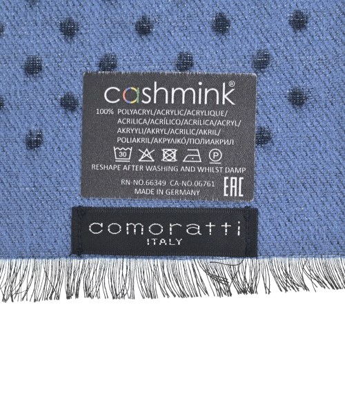 comoratti（コモラッティ）マフラー 紺 サイズ:- メンズ/2200654098653