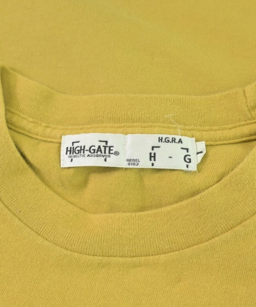 HIGH-GATE（ハイゲート）Tシャツ・カットソー 黄 サイズ:1(S位) メンズ/2200715450031