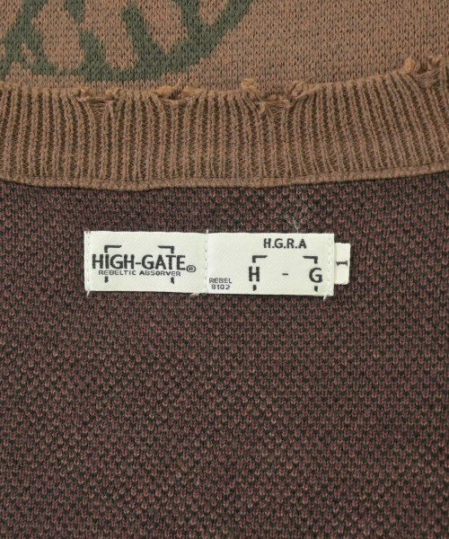 HIGH-GATE（ハイゲート）カーディガン 茶 サイズ:1(S位) メンズ/2200715450062