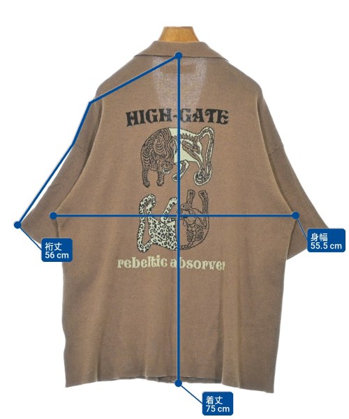HIGH-GATE（ハイゲート）ニット・セーター 茶 サイズ:1(S位) レディース/2200727324092
