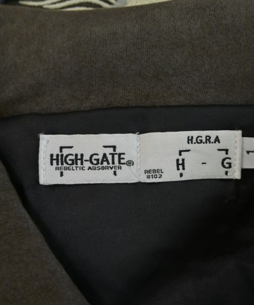 HIGH-GATE（ハイゲート）デニムジャケット 茶 サイズ:1(S位) メンズ/2200728493056