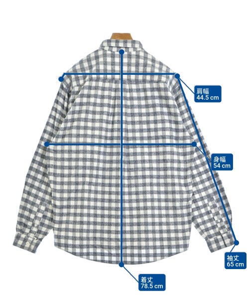 HOUSE HOLD（ハウスホールド）カジュアルシャツ 白 サイズ:4(XL位) メンズ/2200635940131