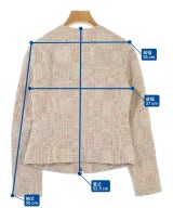 LES BOURDELLES DES GARCONS（ルブールデルデギャルソン）ノーカラージャケット ピンク サイズ:38(S位) レディース/2200640184018