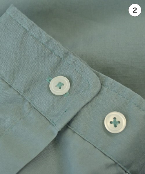 LOLO LIKE（ロロライク）カジュアルシャツ 緑 サイズ:L メンズ/2200672826054