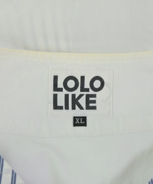 LOLO LIKE（ロロライク）カジュアルシャツ 白 サイズ:XL メンズ/2200682914093