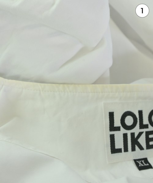 LOLO LIKE（ロロライク）カジュアルシャツ 白 サイズ:XL メンズ/2200682914093