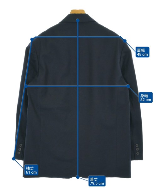 LQ Y's for men（エルキューワイズフォーメン）カジュアルジャケット 紺 サイズ:S メンズ/2200670747016