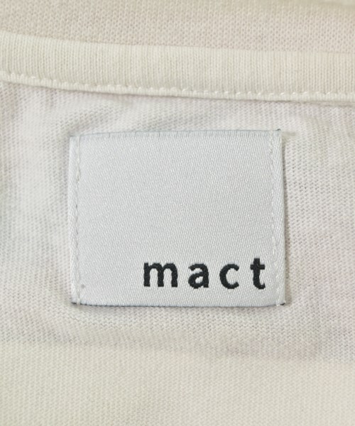 mact（マクト）Tシャツ・カットソー 白 サイズ:F レディース/2200671446024