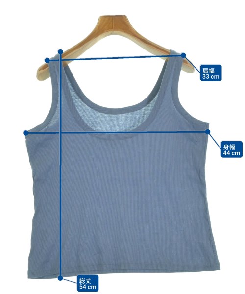 NAKAGAMI（ナカガミ）ノースリーブ 青 サイズ:F レディース/2200654021071