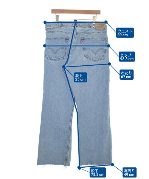 NAKAGAMI（ナカガミ）デニムパンツ 青 サイズ:F レディース/2200664773052