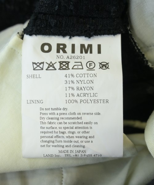ORIMI（オリミ）その他 黒 サイズ:1(S位) メンズ/2200716246022