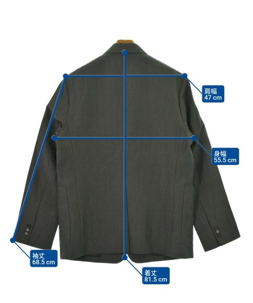 SOLID HOMME（ソリッドオム）テーラードジャケット グレー サイズ:46(M位) メンズ/2200658139048