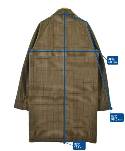SOLID HOMME（ソリッドオム）チェスターコート 茶 サイズ:50(XL位) メンズ/2200714460024