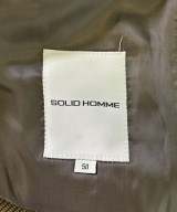 SOLID HOMME（ソリッドオム）チェスターコート 茶 サイズ:50(XL位) メンズ/2200714460024