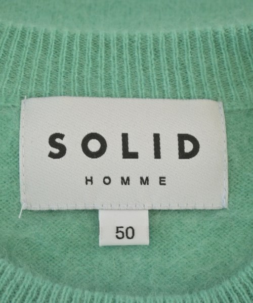 SOLID HOMME（ソリッドオム）ニット・セーター 緑 サイズ:50(XL位) メンズ/2200665795053