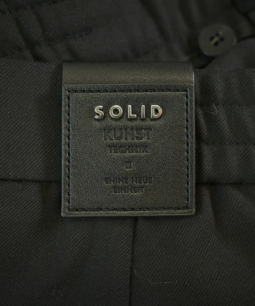 SOLID HOMME（ソリッドオム）スラックス 黒 サイズ:52(XXL位) メンズ/2200734361097