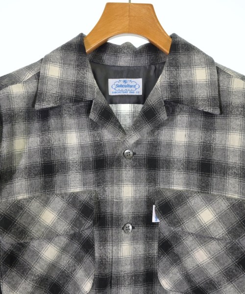 subculture（サブカルチャー）カジュアルシャツ グレー サイズ:1(S位) メンズ/2200627160011