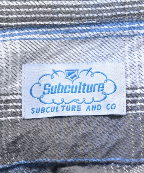 subculture（サブカルチャー）カジュアルシャツ 青 サイズ:3(L位) メンズ/2200713231045