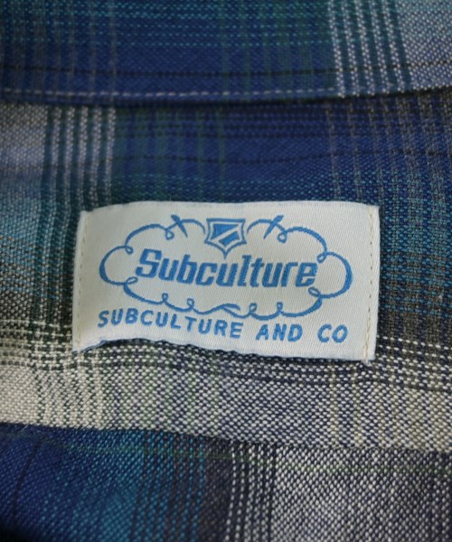 subculture（サブカルチャー）カジュアルシャツ グレー サイズ:2(M位) メンズ/2200704607026