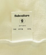 subculture（サブカルチャー）Tシャツ・カットソー 白 サイズ:2(M位) メンズ/2200704607071
