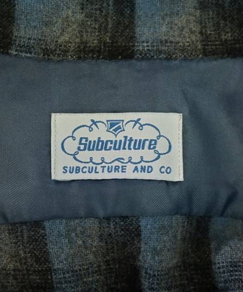 subculture（サブカルチャー）カジュアルシャツ 青 サイズ:2(M位) メンズ/2200730504030