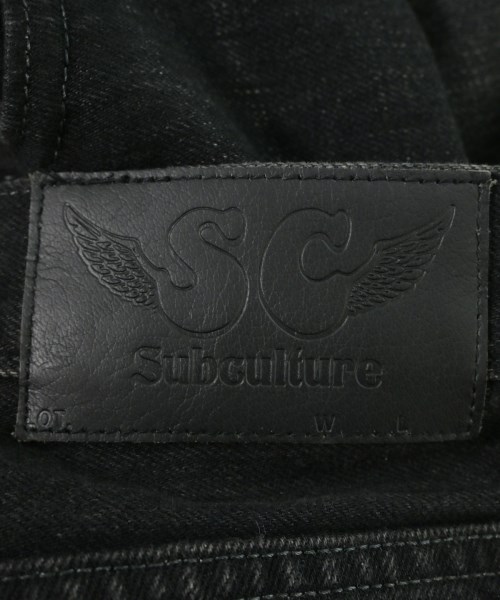subculture（サブカルチャー）デニムパンツ 黒 サイズ:3(XL位) メンズ/2200725944025