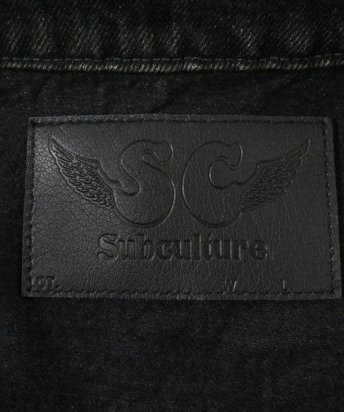 subculture（サブカルチャー）デニムジャケット 黒 サイズ:1(S位) メンズ/2200725944049
