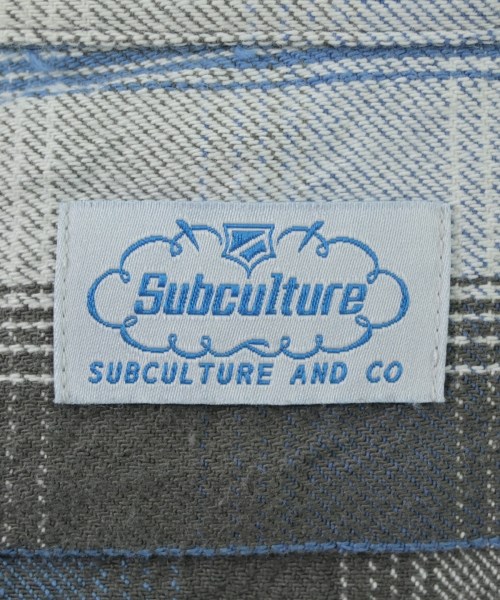 subculture（サブカルチャー）カジュアルシャツ 青 サイズ:2(M位) メンズ/2200725944063