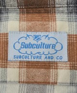 subculture（サブカルチャー）カジュアルシャツ 茶 サイズ:2(M位) メンズ/2200725944070