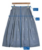 suzusan（スズサン）ロング・マキシ丈スカート 青 サイズ:M レディース/2200628702029
