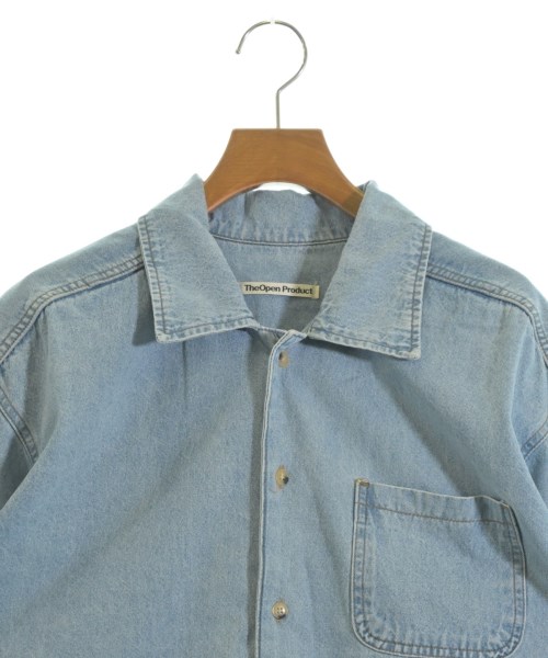The Open Product（ザオープンプロダクト）カジュアルシャツ 青 サイズ:ONE レディース/2200631896029