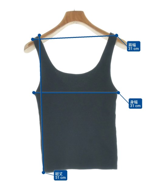 The Open Product（ザオープンプロダクト）タンクトップ 黒 サイズ:3(L位) レディース/2200635008077