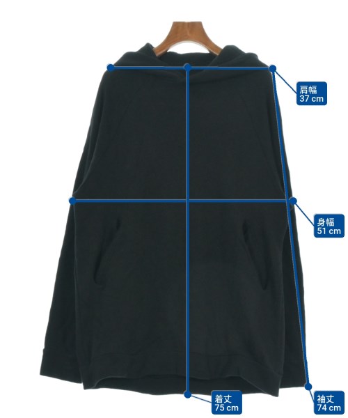 VU（ヴウ）パーカー 黒 サイズ:ONE レディース/2200640490232