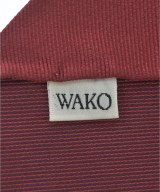 WAKO（ワコ）ネクタイ 赤 サイズ:- メンズ/2200722881088