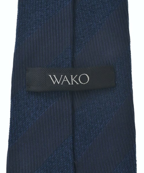 WAKO（ワコ）ネクタイ 紺 サイズ:- メンズ/2200722881095