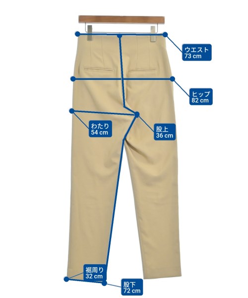 ZOE（ゾーイ）スラックス ベージュ サイズ:M レディース/2200626777234