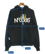 Aitor Throup's theDSA（アイタースロープザディーエスエー）パーカー 黒 サイズ:M メンズ/2200459903039