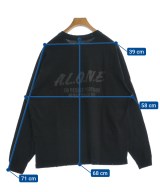 ALONE（アローン）Tシャツ・カットソー 黒 サイズ:2(M位) メンズ/2200462997124