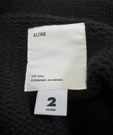 ALONE（アローン）ニット・セーター 黒 サイズ:2(M位) メンズ/2200612279056