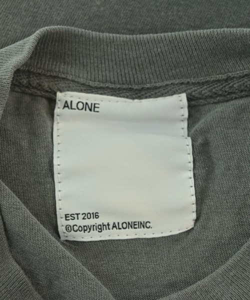 ALONE（アローン）Tシャツ・カットソー グレー サイズ:2(M位) メンズ/2200678295052