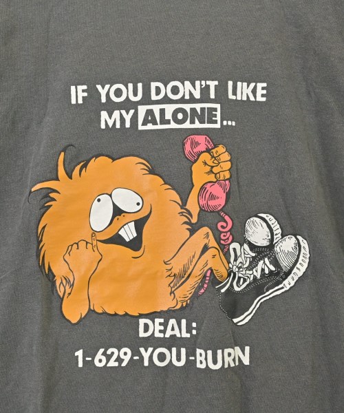 ALONE（アローン）Tシャツ・カットソー グレー サイズ:2(M位) メンズ/2200678295052