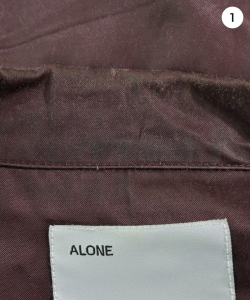 ALONE（アローン）カジュアルシャツ 赤 サイズ:3(L位) メンズ/2200646684031