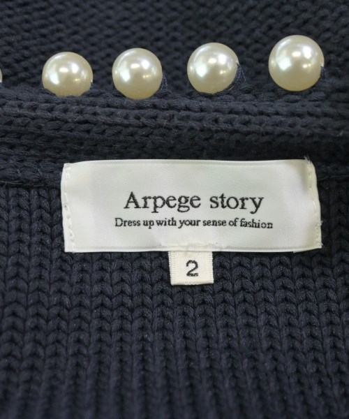 Arpege story（アルページュストーリー）カーディガン 紺 サイズ:2(M位) レディース/2200635196064