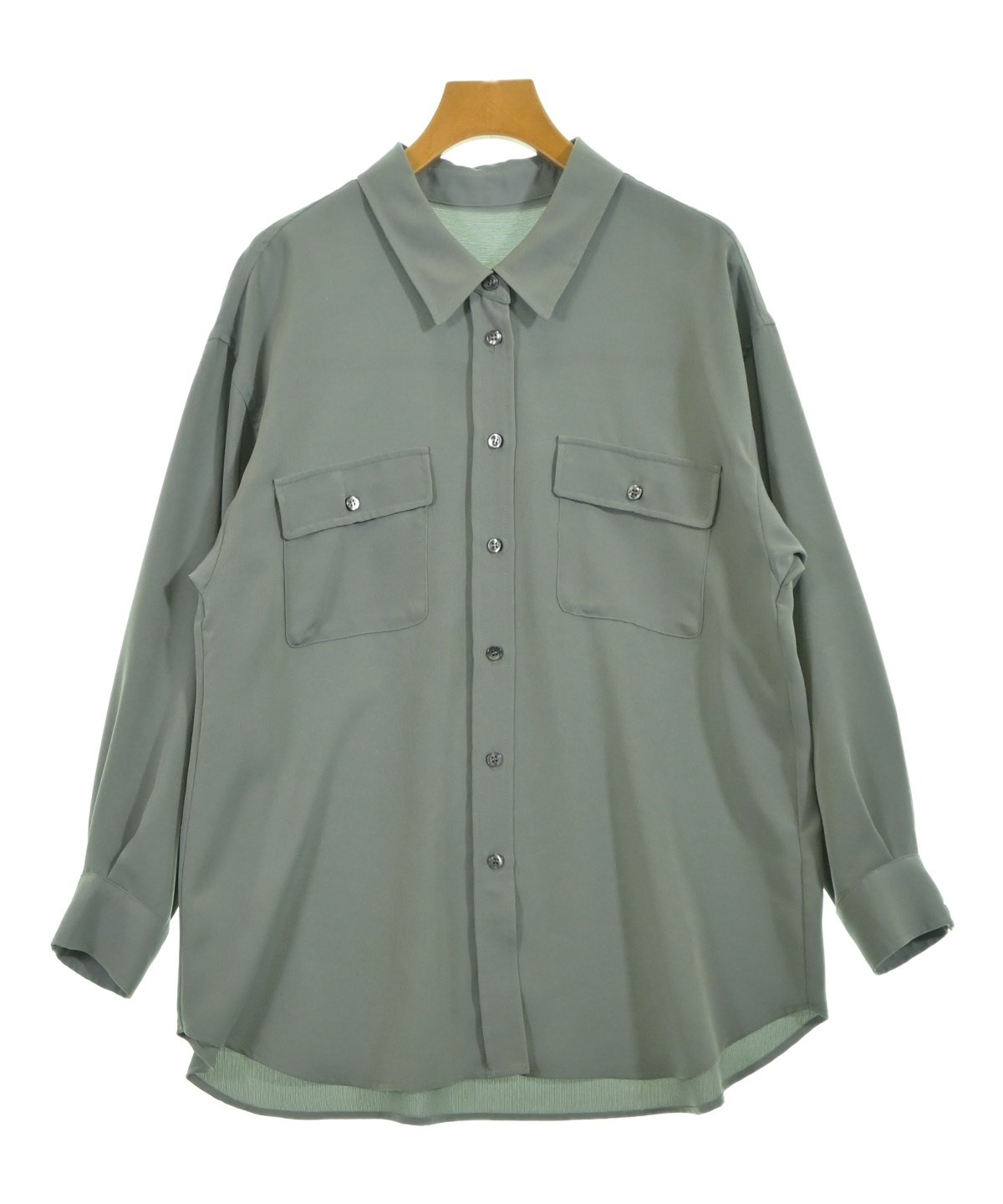 Arpege story（アルページュストーリー）カジュアルシャツ 緑 サイズ:1