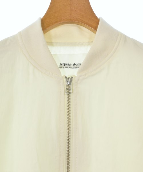 Arpege story（アルページュストーリー）ミリタリーブルゾン 白 サイズ:1(S位) レディース/2200636119017