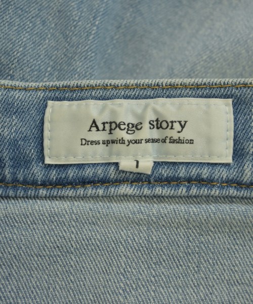 Arpege story（アルページュストーリー）デニムパンツ 青 サイズ:1(S位) レディース/2200636119109