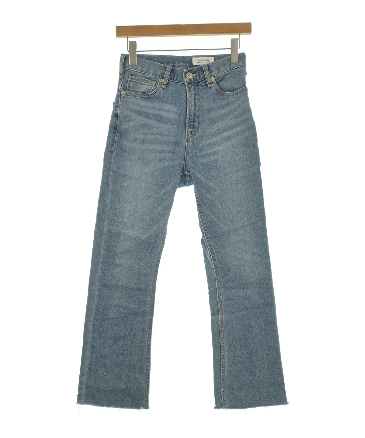 未使用品 Arpege story カーブデニムパンツ 0 ライトブルー 01_001.jpg