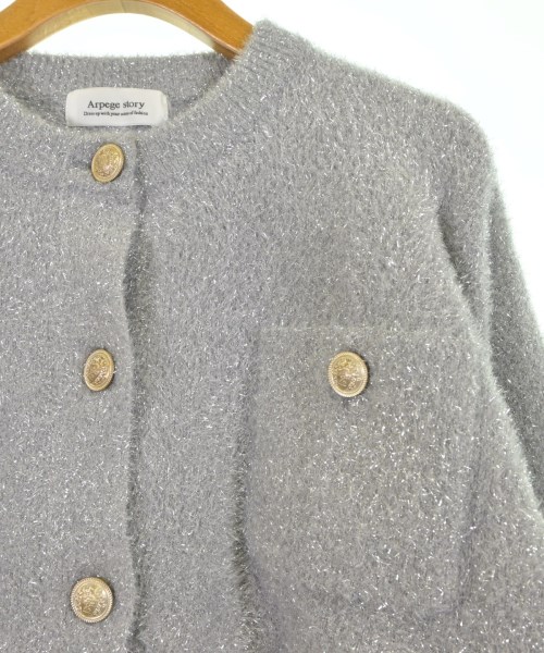 Arpege story（アルページュストーリー）カーディガン シルバー サイズ:2(M位) レディース/2200636631090